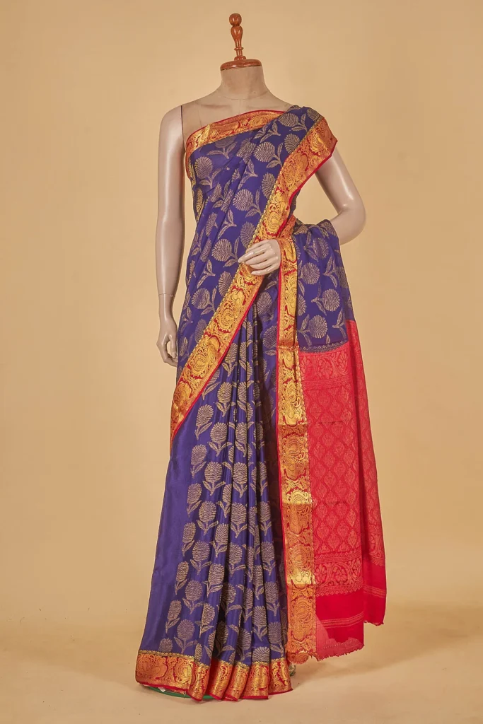 Mysore Crepe Navy